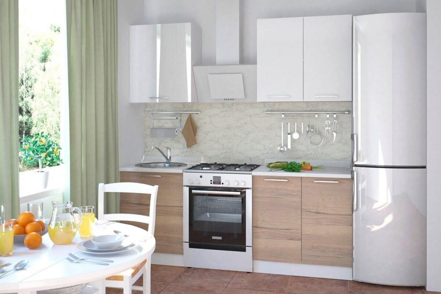 Кухня Амика дуб Галифакс