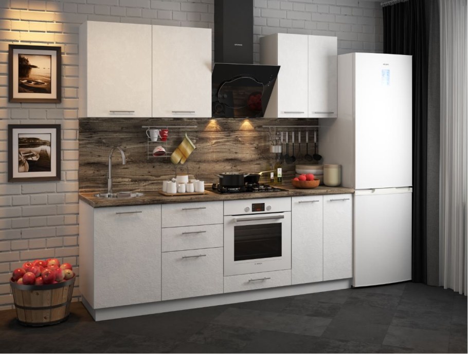 Кухня Валерия ваниль Сурская мебель