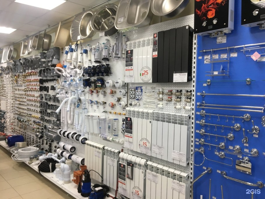 Витрина инженерной сантехники