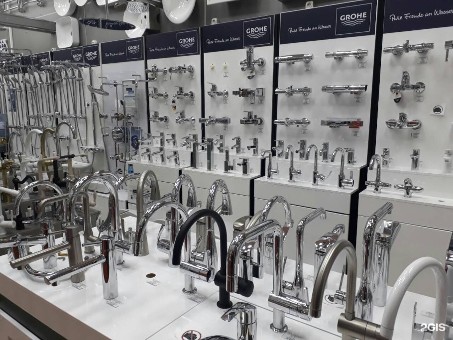 Крупные магазины сантехники