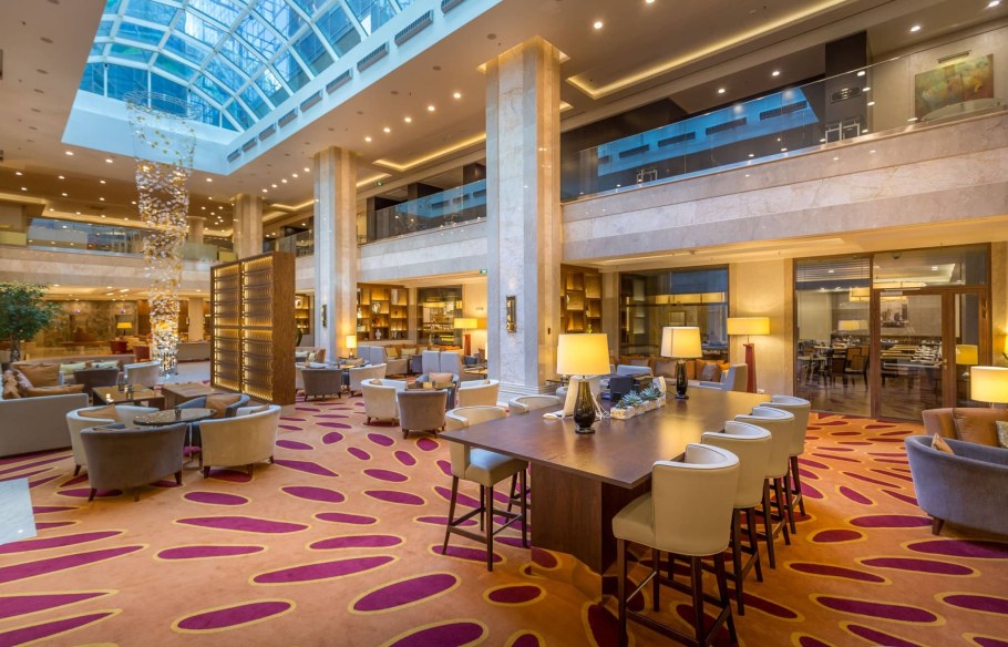 Лобби Марриотт новый Арбат