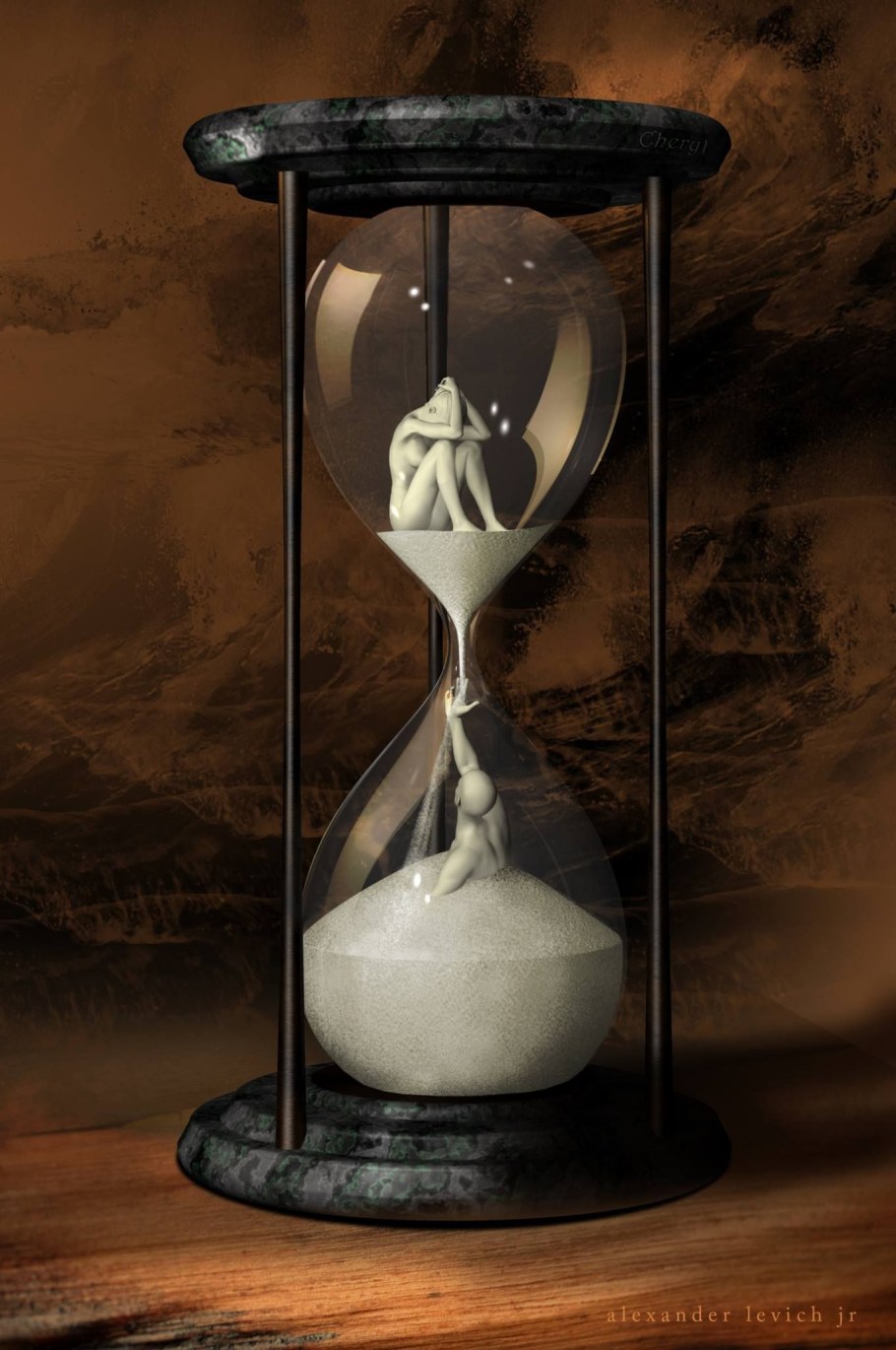 Песочные часы арт