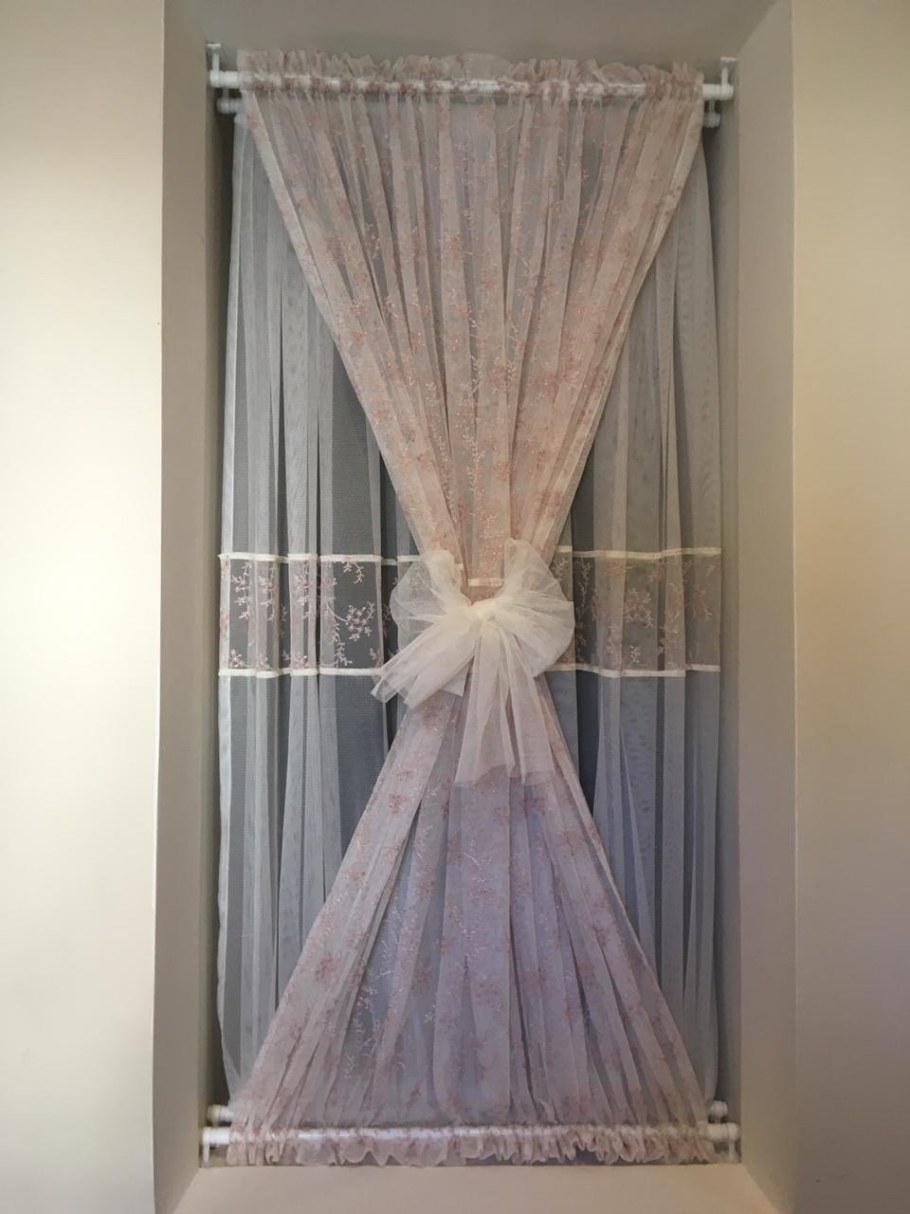 Тюль на окно песочные часы
