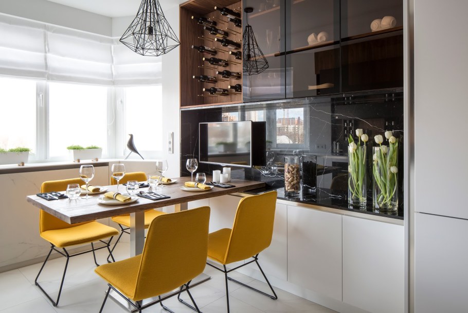 Стильный интерьер кухни