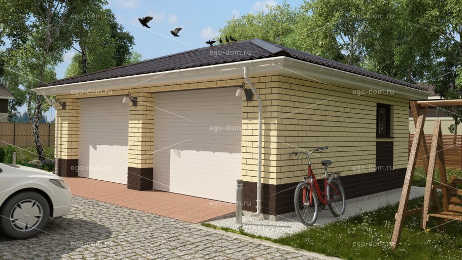 Гараж на 2 машины