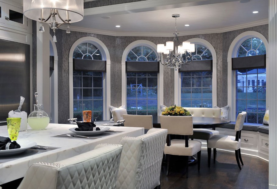 Арочное окно в современном интерьере