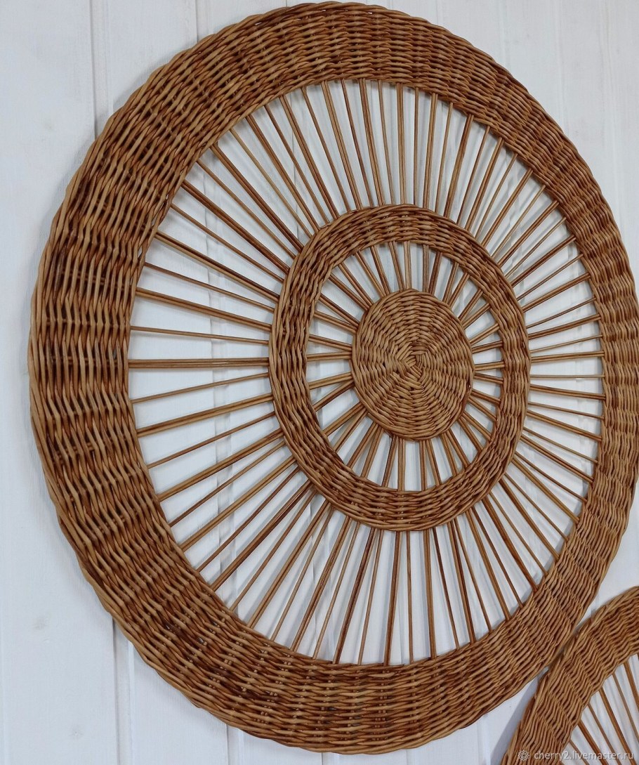 Плетеное панно на стену