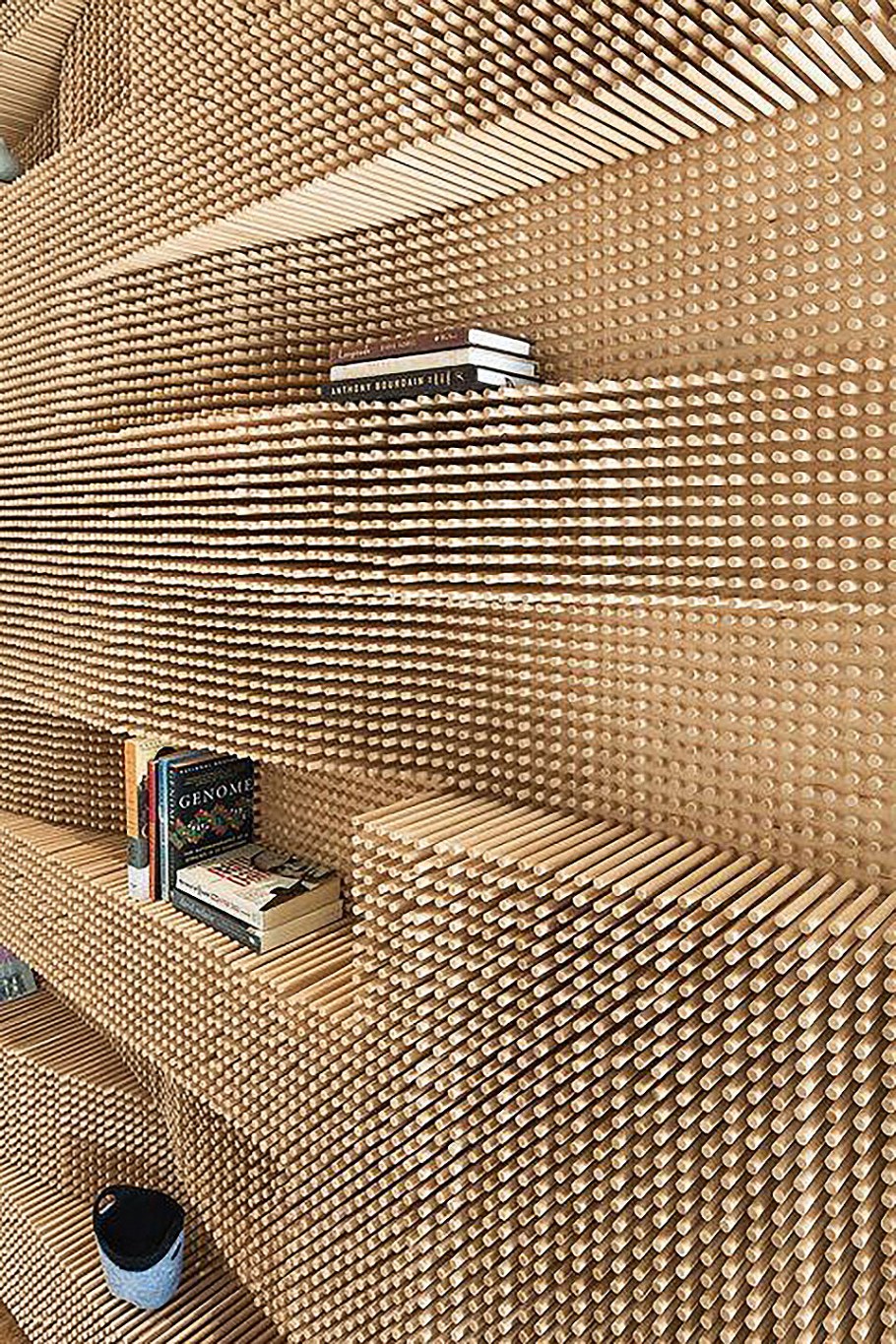 Полка обшитая тканью