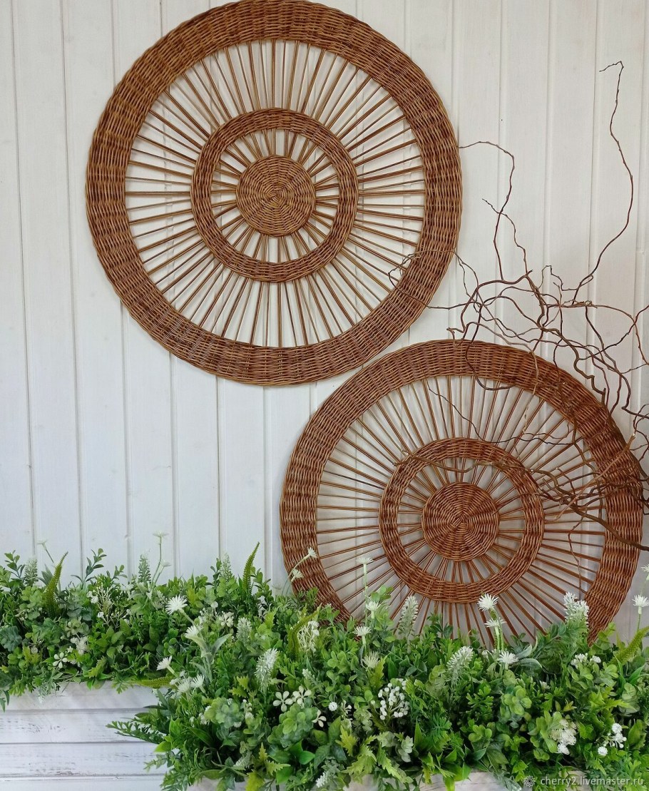 Ротанговое панно на стену