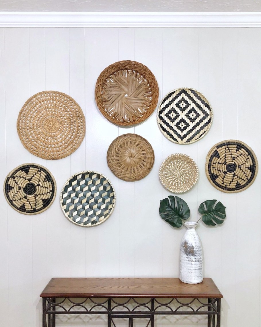 Плетеные настенные украшения