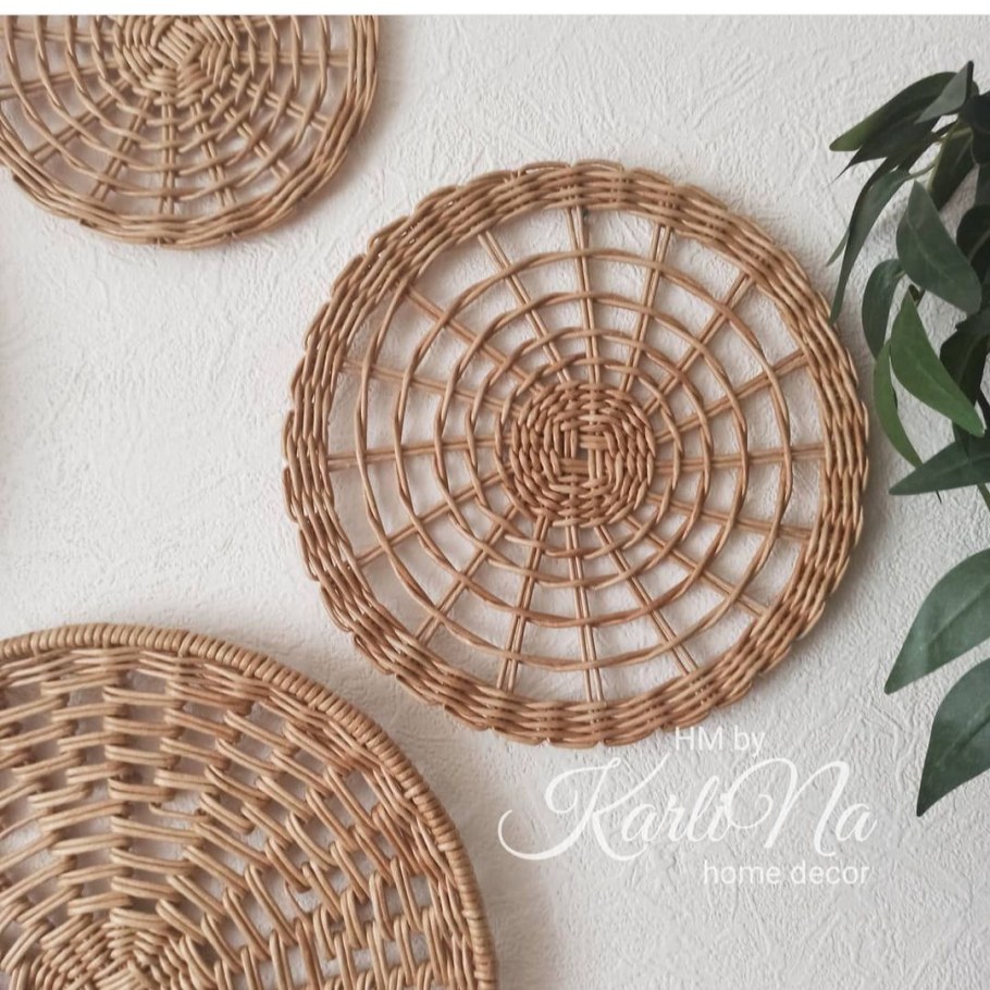 Плетеная доска на стену