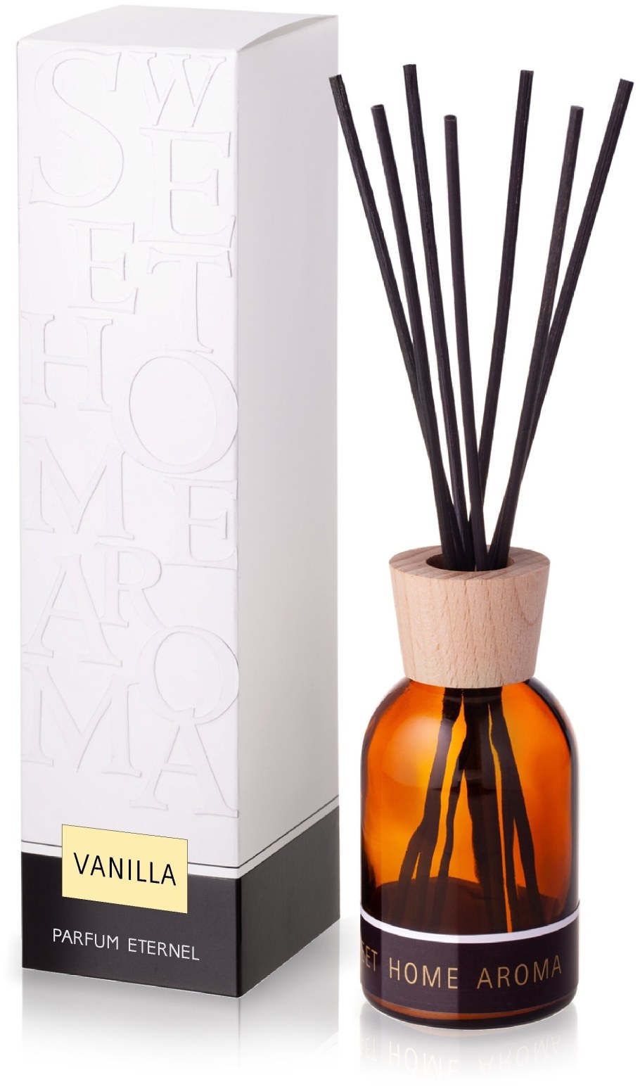 Диффузор ароматический с палочками Arya nature aristocracy 180 ml Amber Vanilla