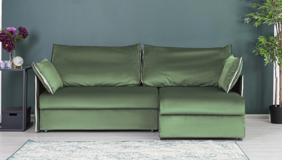 Диван Ингвар прямой кожаный