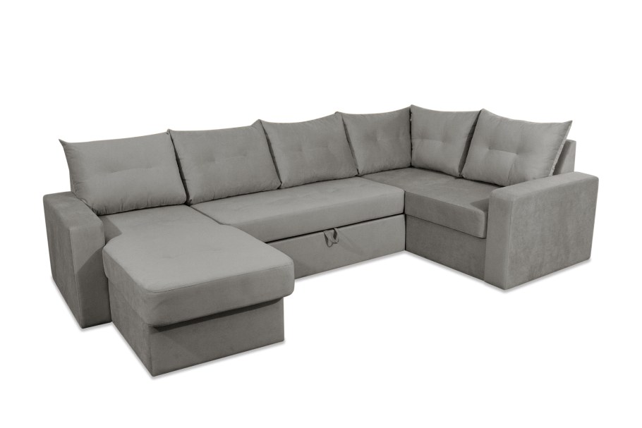 Диван Кнетте угловой велюр вип