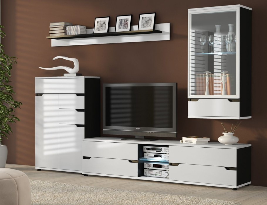 Модульная стенка Бьянко BMS