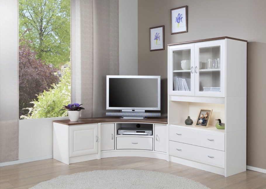 Угловая стенка под телевизор