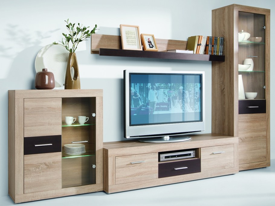 Хофф стенка дуб сонома