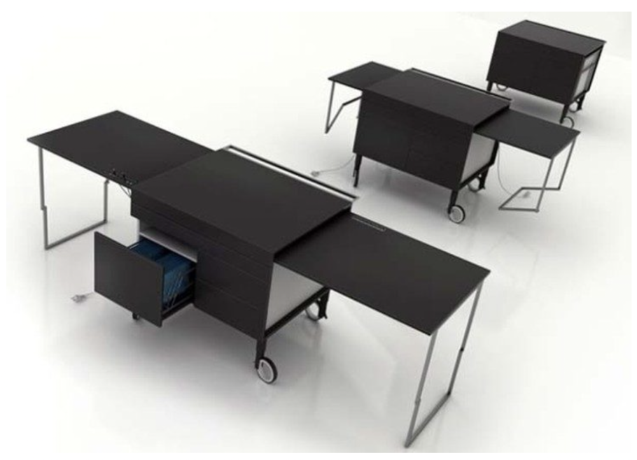 Стол для коворкинга трансформируемые ,складные826*410/450*747