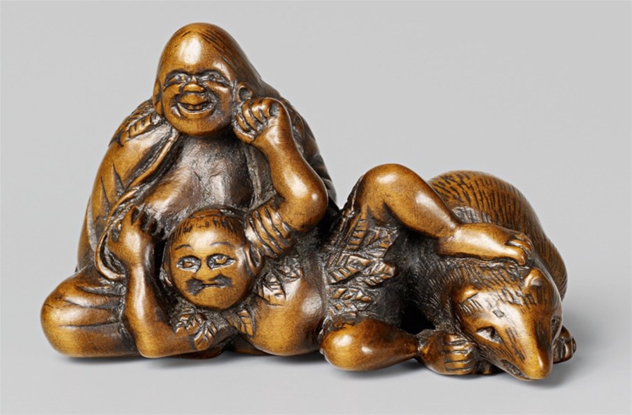 Нэцкэ мужчина и женщина