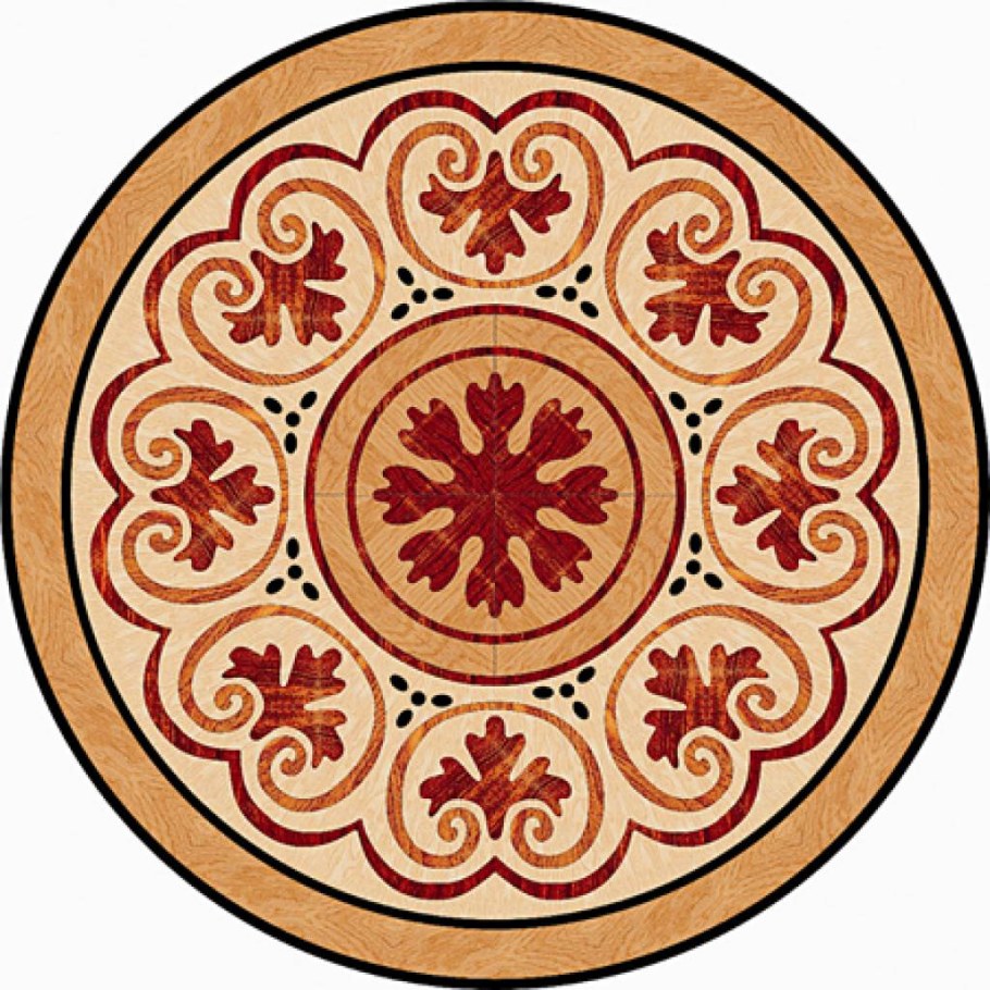 Розетка орнамент в круге