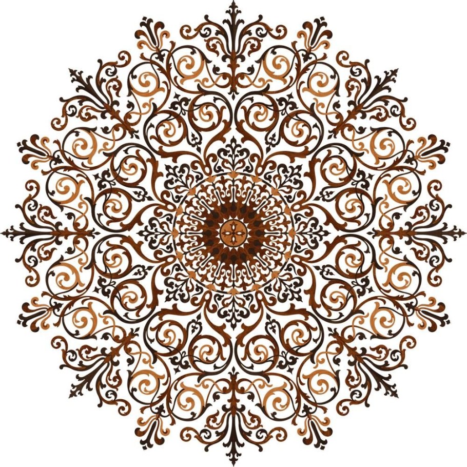 Розетка орнамент в круге