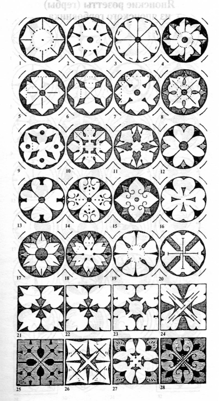 Центрический орнамент геометрический