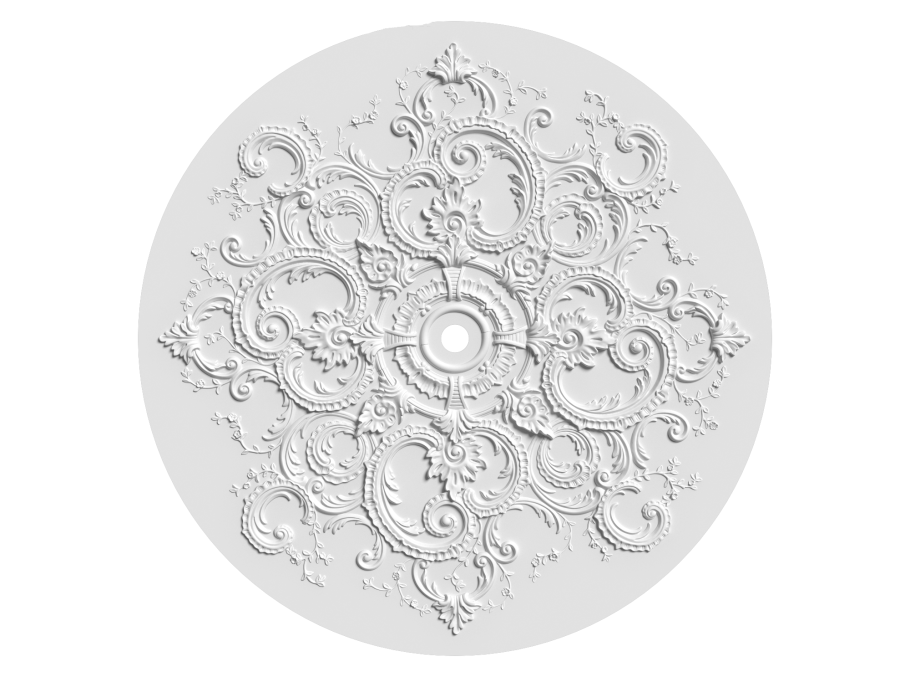 Розетка дикарт гипс