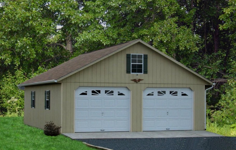 Сарай гараж в американском стиле