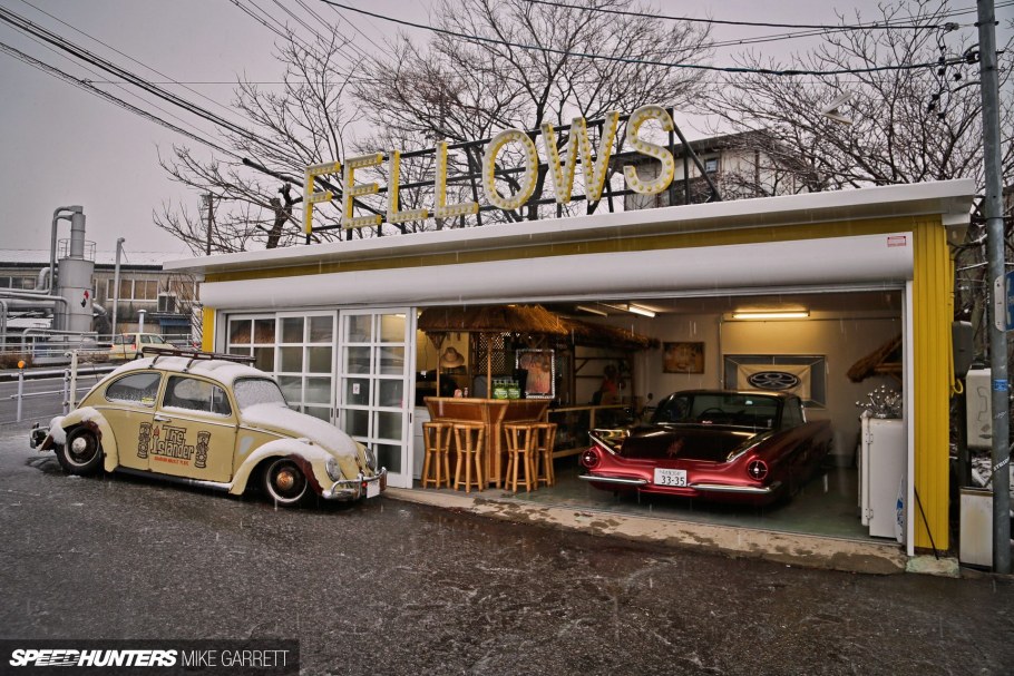 Старый американский гараж