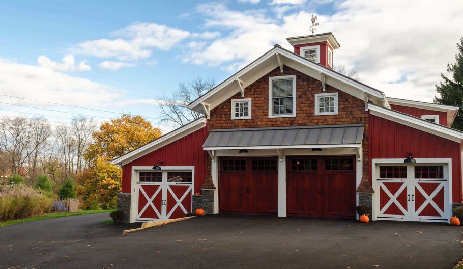 Сарай гараж в американском стиле