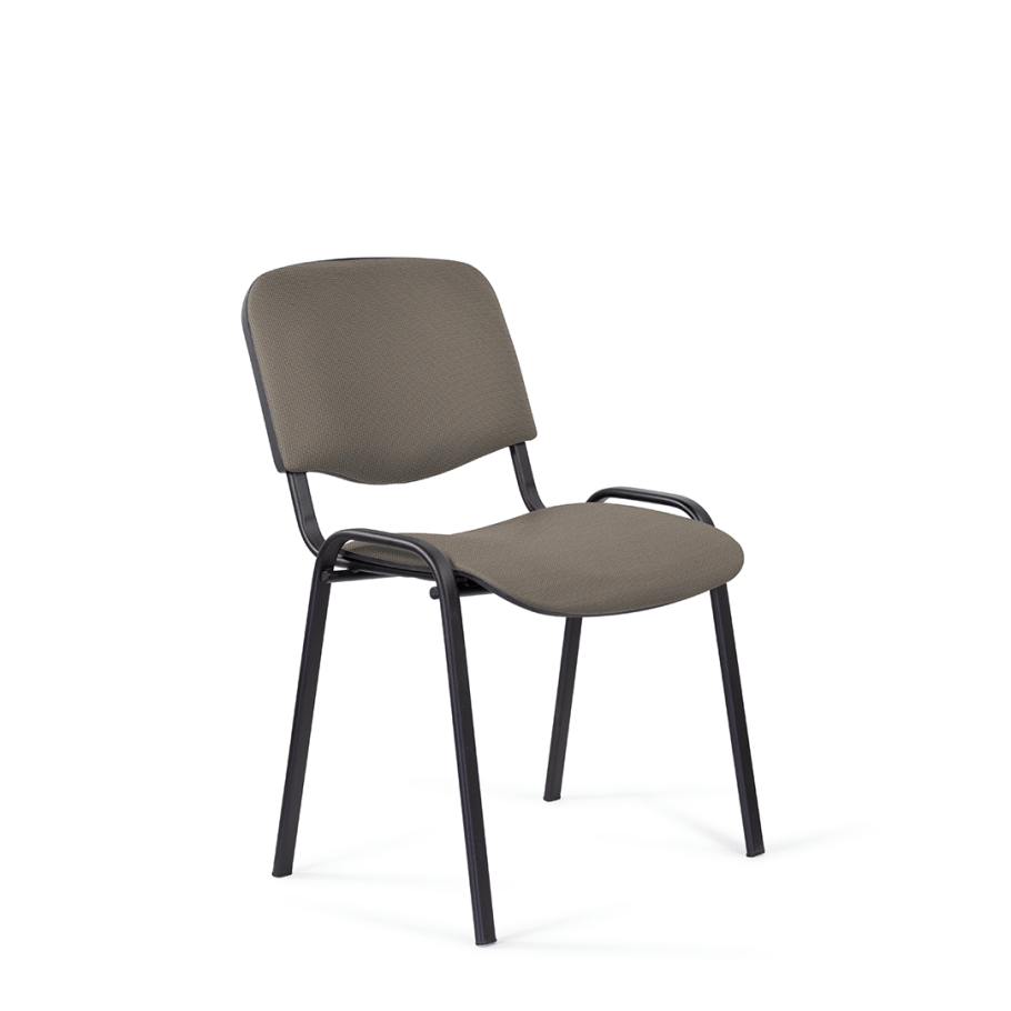 Стул up_ECHAIR Rio (изо) хром, ткань черная с-11