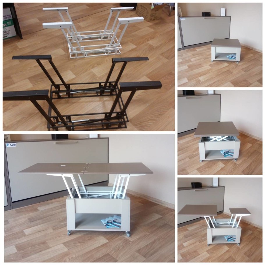 Механизм трансформации стола Сан Ремо