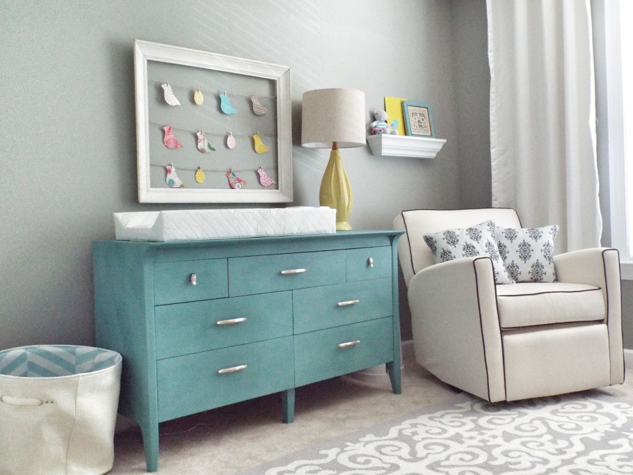 Комод морская волна