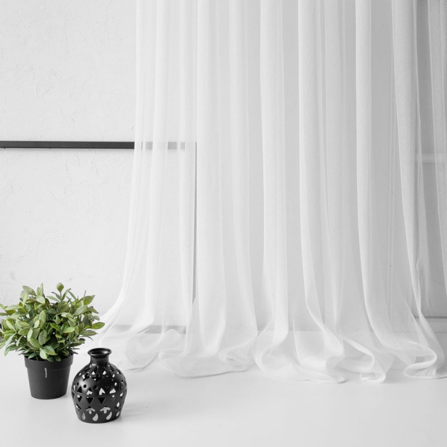 Тюль Tulle вуаль белая 300х270