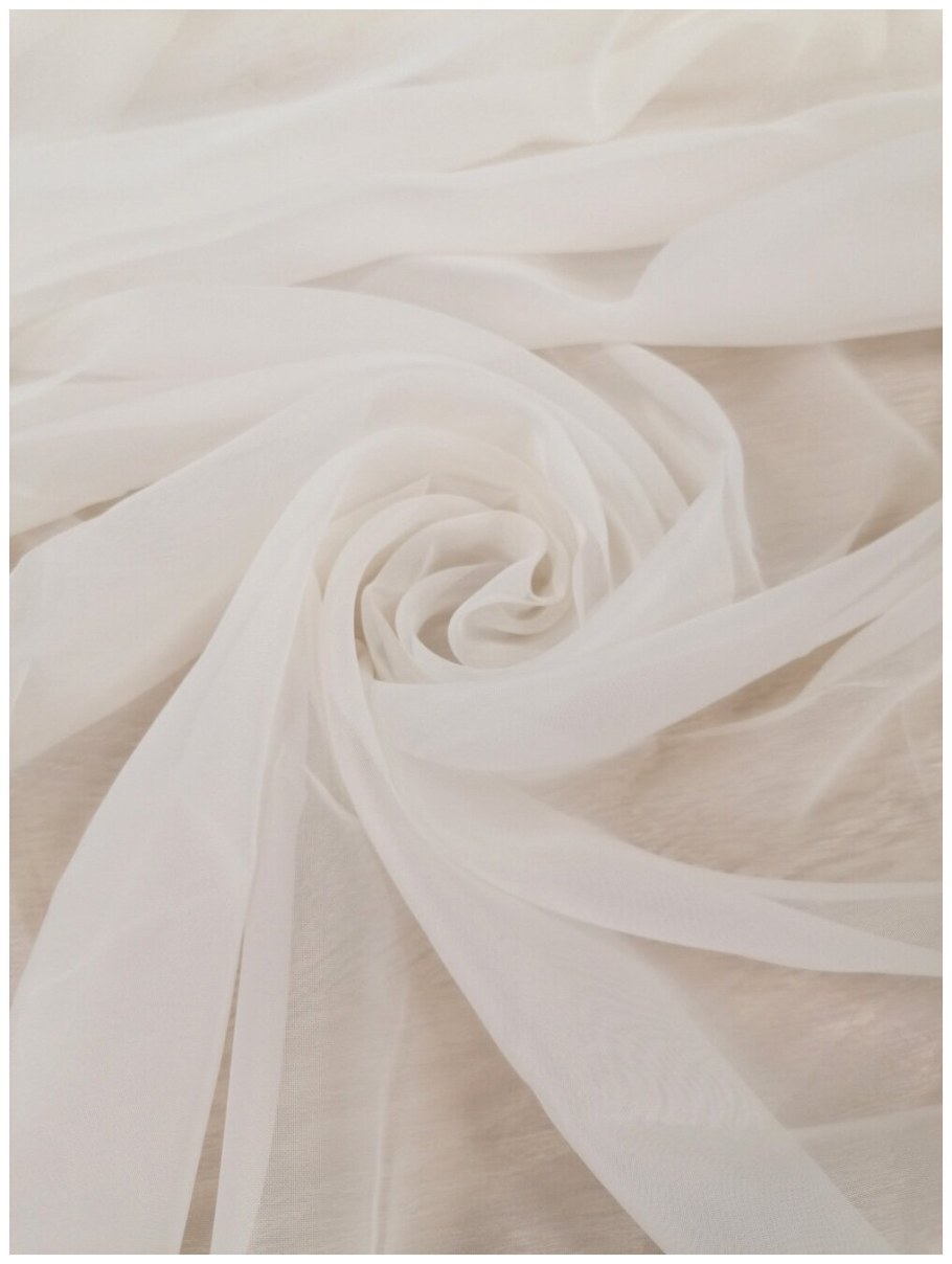 Ткань вуаль айвори