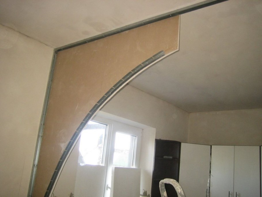 Полуарка из профиля