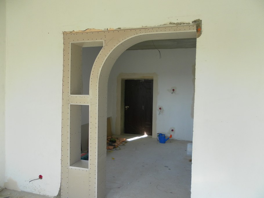 Ванные проемы из гипсокартона