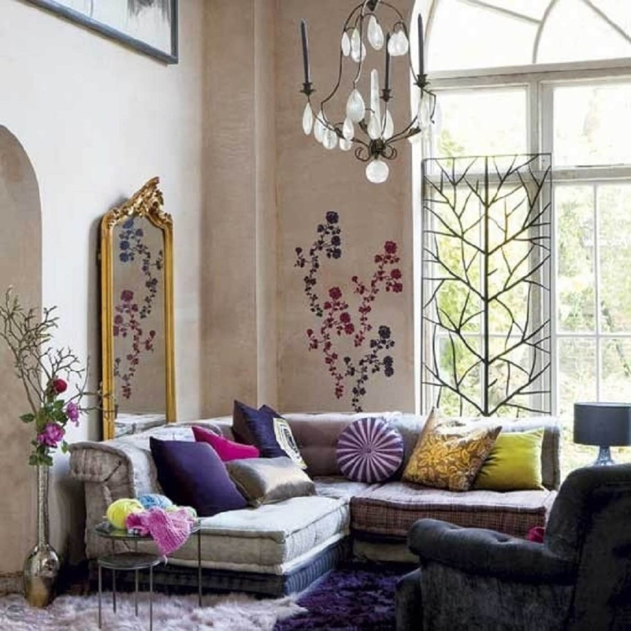 Люстра в стиле бохо Шик