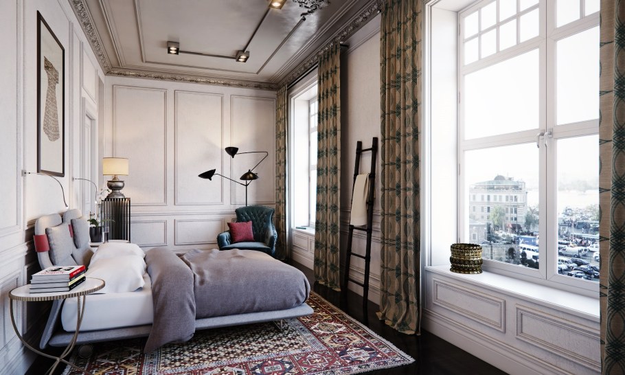 Спальня Фьюжн Эклектика