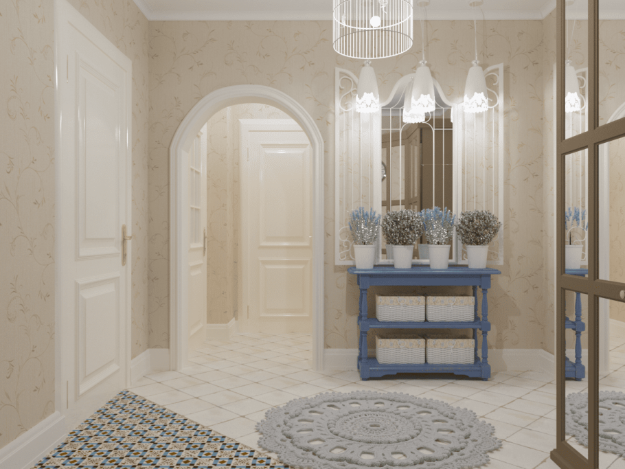 Интерьер коридора в стиле Прованс