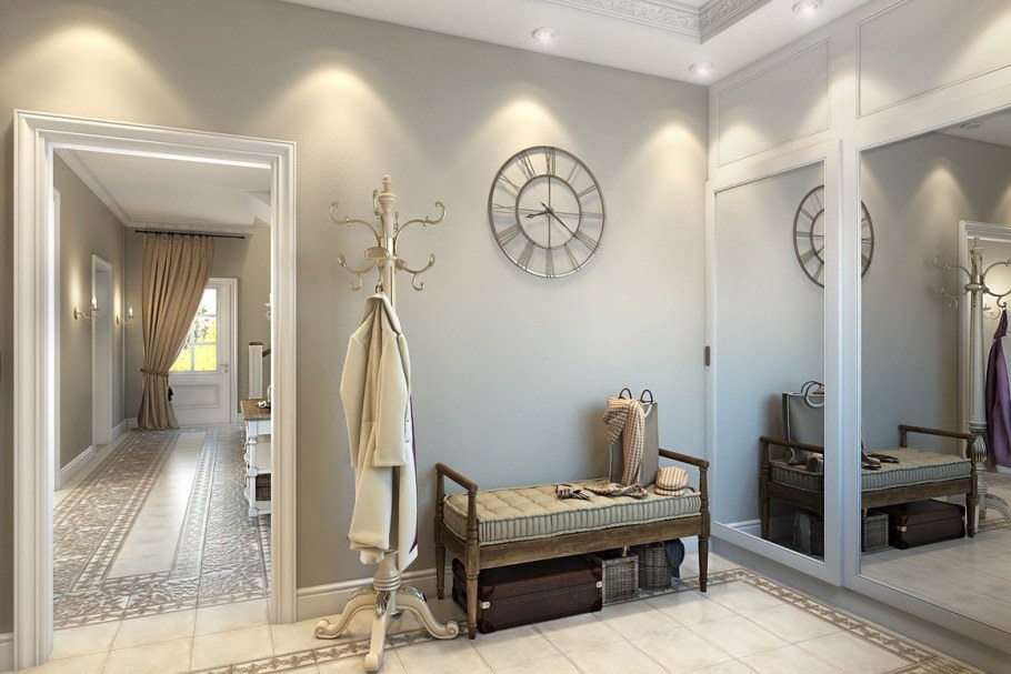 Зеркало в прихожую в стиле Прованс