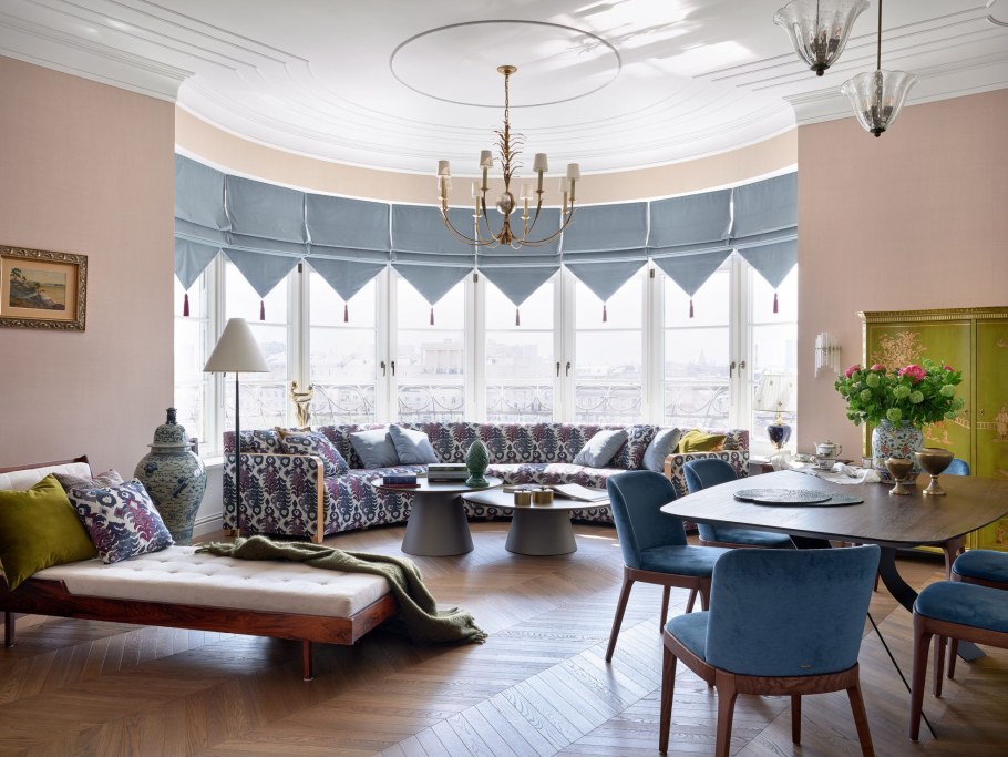 Яркая квартира 80 м² по проекту Нади Зотовой