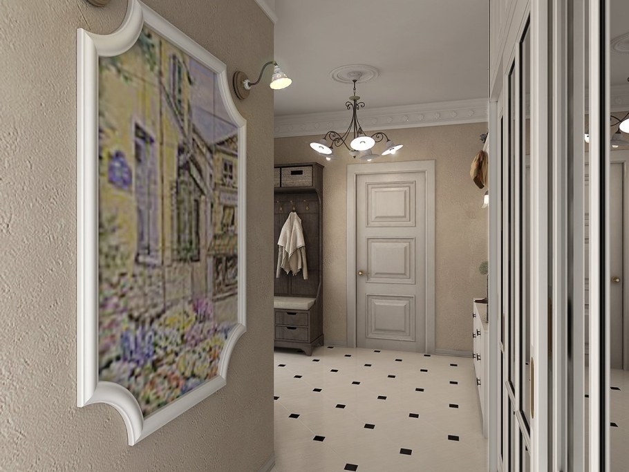 Прихожая во французском стиле