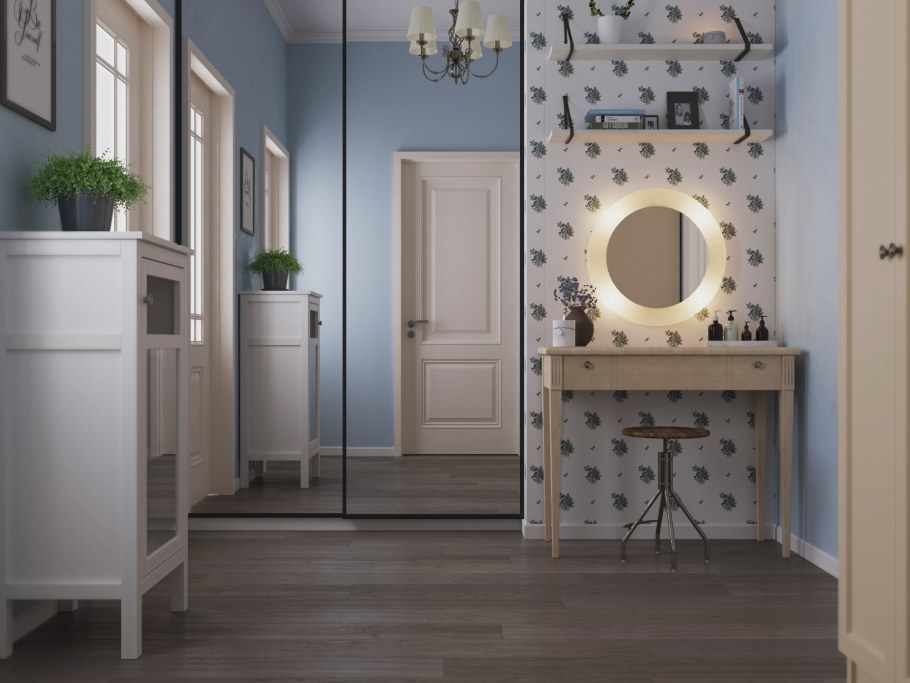 Светлая прихожая в стиле Прованс