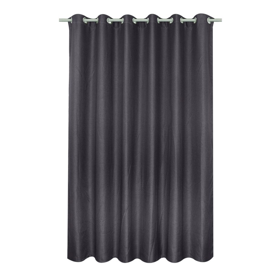 Штора на люверсах ритм 200х260 см цвет серый