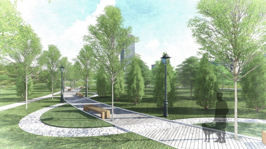 Благоустройство парка "культуры и отдыха" Астрахань