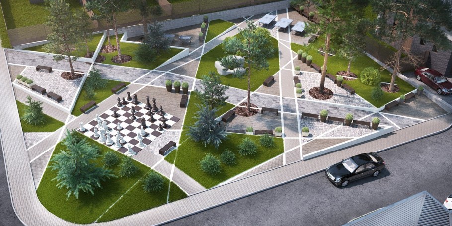 Проект благоустройства территории парка