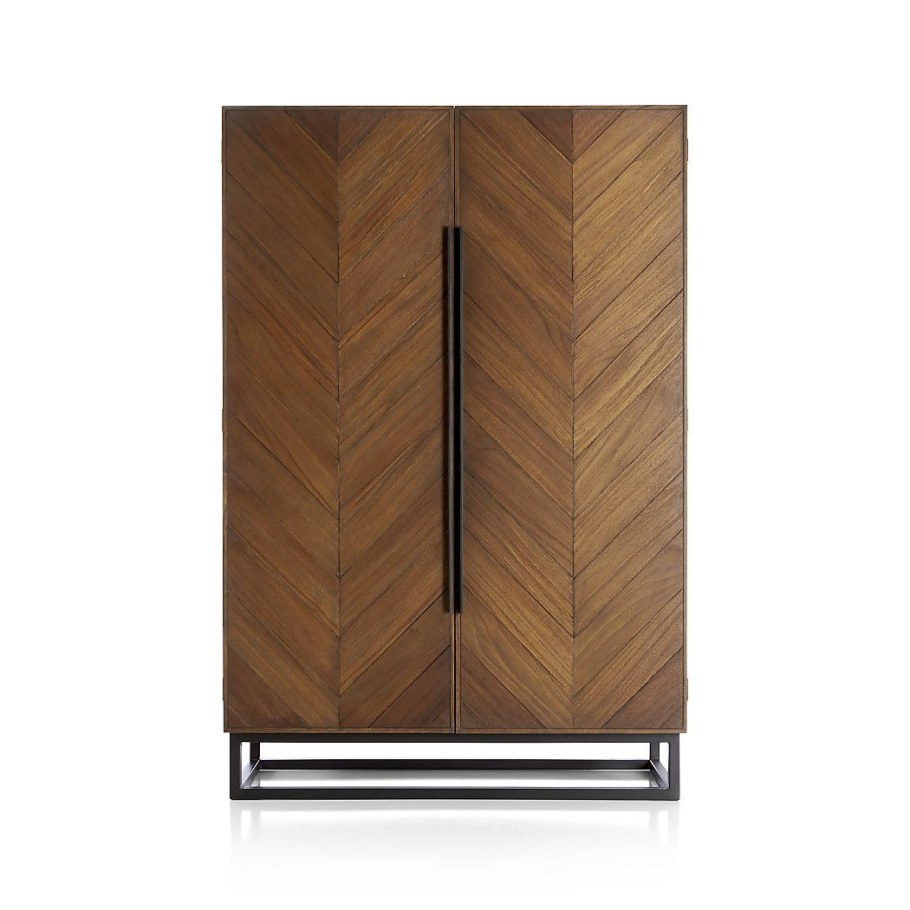 Шпон елочкой на фасадах