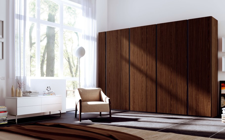 Шкаф натуральный шпон