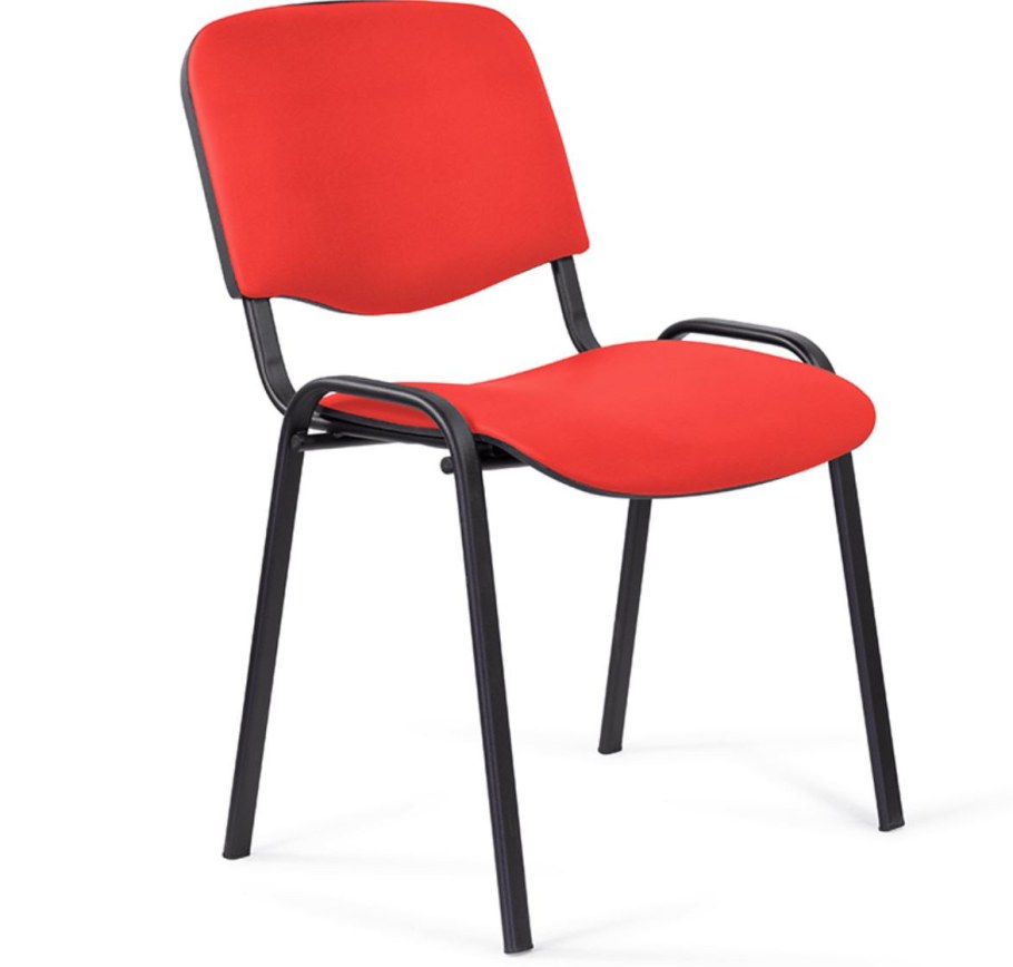 Стул изо хром кожзам черный